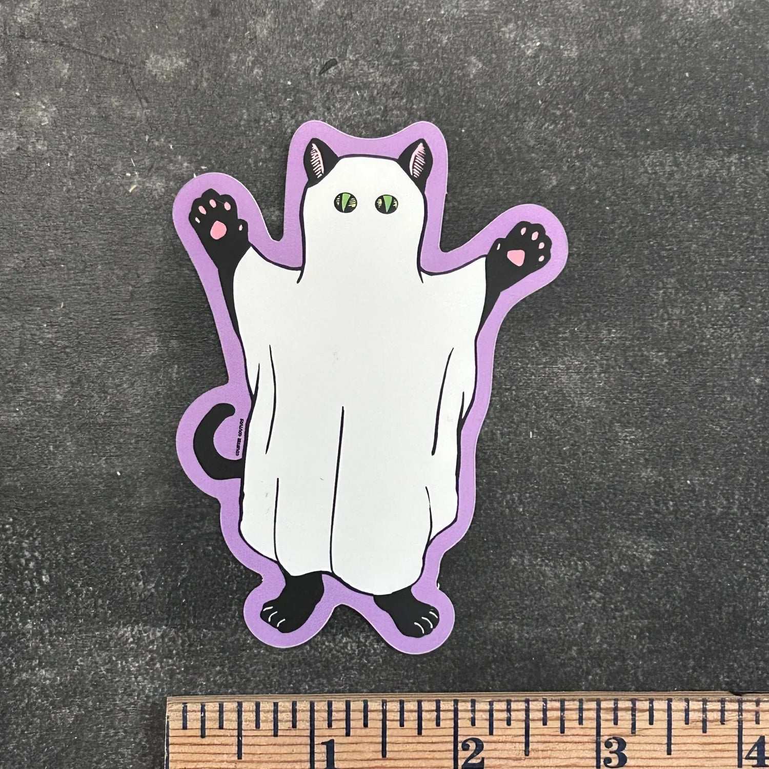 Ghost Cat Sticker - Counter Couture