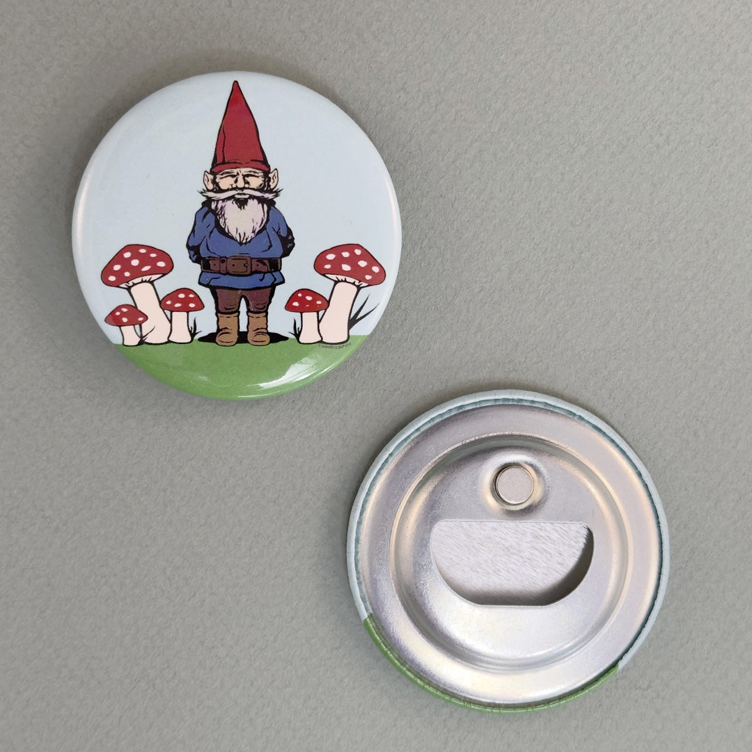 Gnome Bottle Opener - Durable Fun Bar Tool & Unique Kitchen Gift