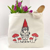 Gnome Printed Canvas Tote Bag - Counter Couture