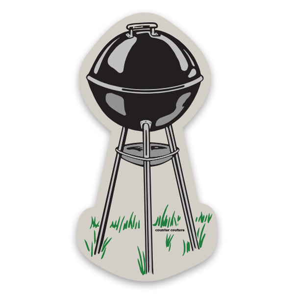 BBQ Grill Sticker – Backyard BBQ Vinyl Decal – Grill Master Gift – Summer Barbecue Sticker – Outdoor Cooking Lover – Funny BBQ Accessory