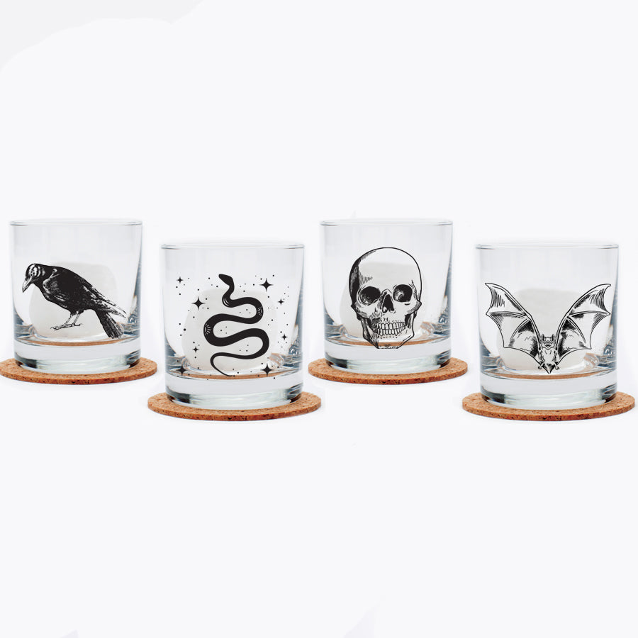 Spooky Halloween Cocktail Glasses