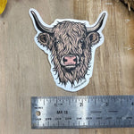 Highland Cow Sticker - Counter Couture