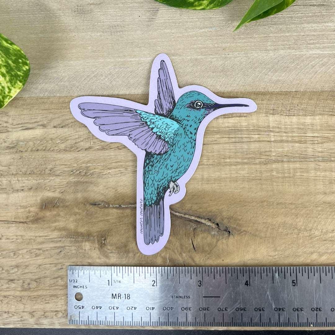 Hummingbird Sticker - Counter Couture