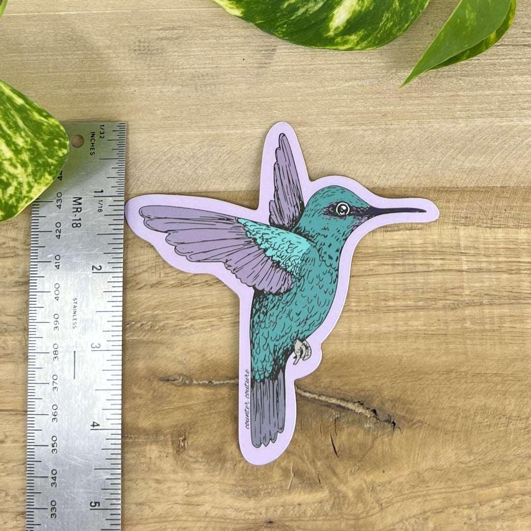 Hummingbird Sticker - Counter Couture