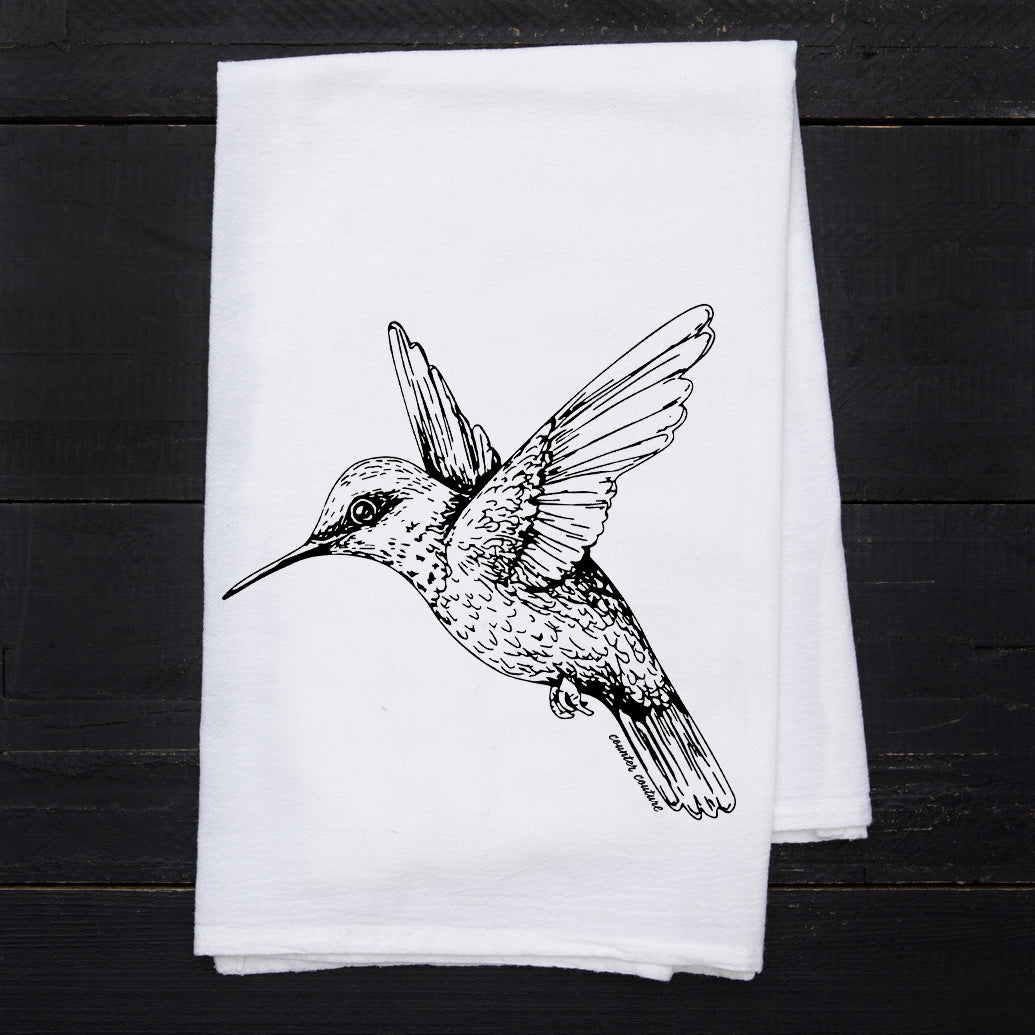 Hummingbird Flour Sack Towel - Counter Couture
