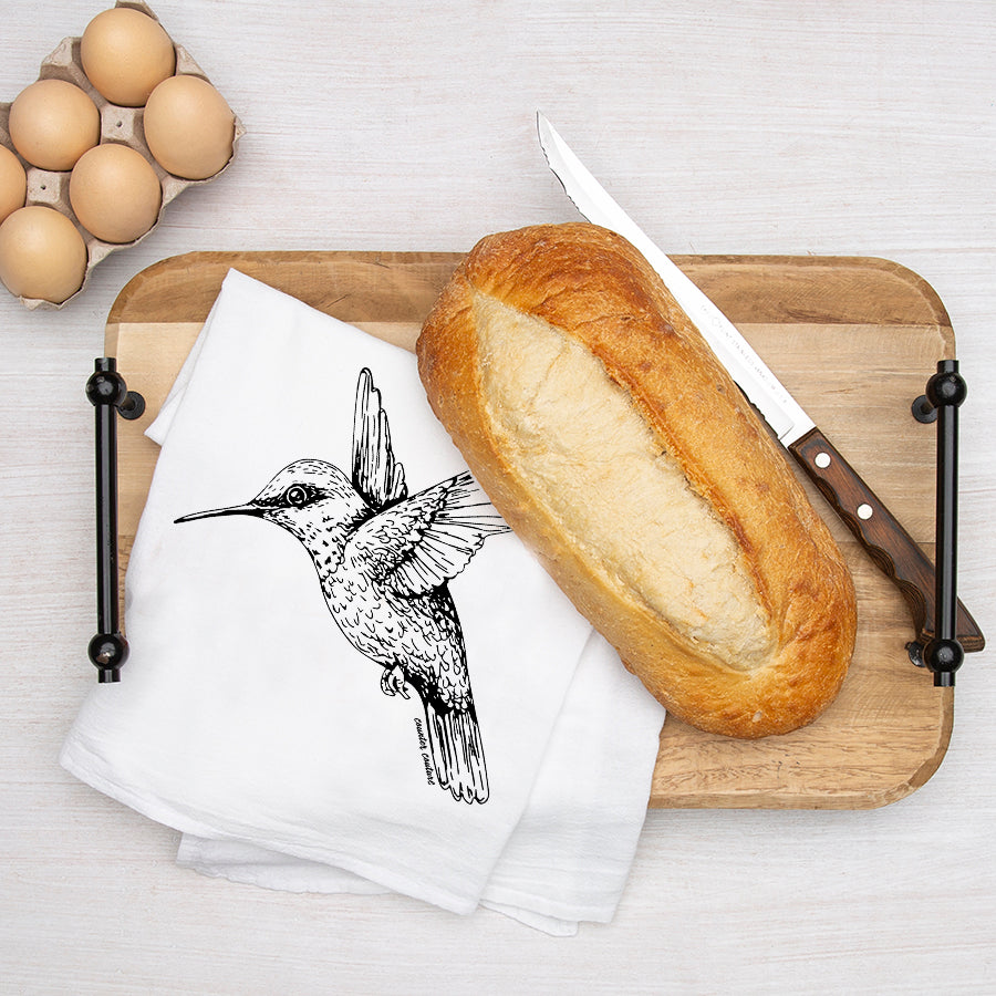 Hummingbird Flour Sack Towel - Counter Couture