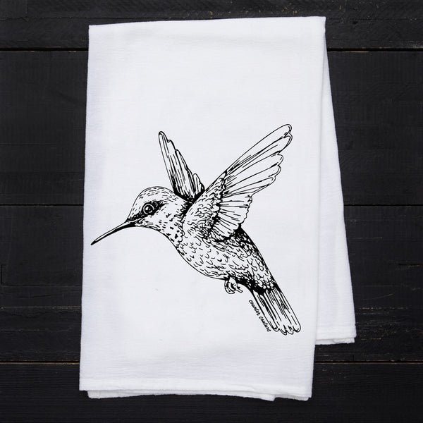 Hummingbird Flour Sack Towel
