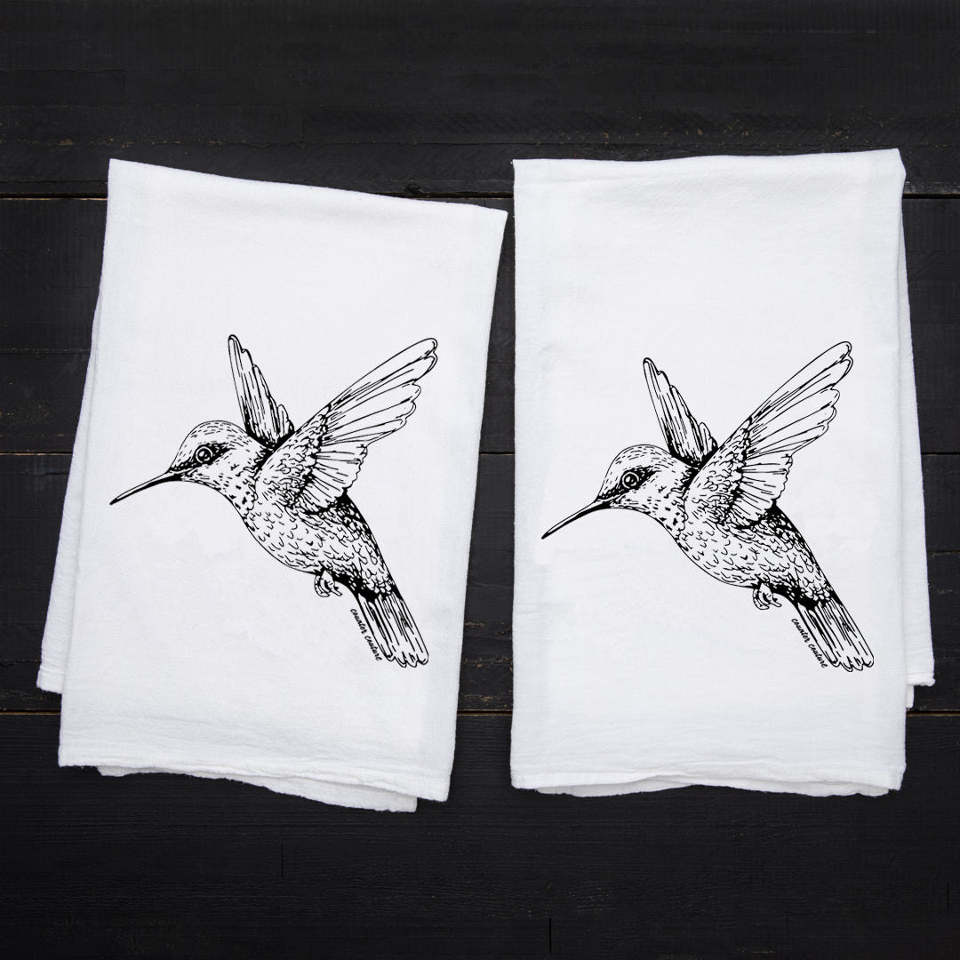 Hummingbird Flour Sack Towel - Counter Couture