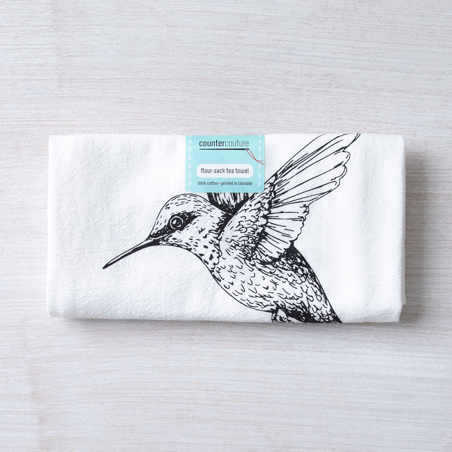 Hummingbird Flour Sack Towel