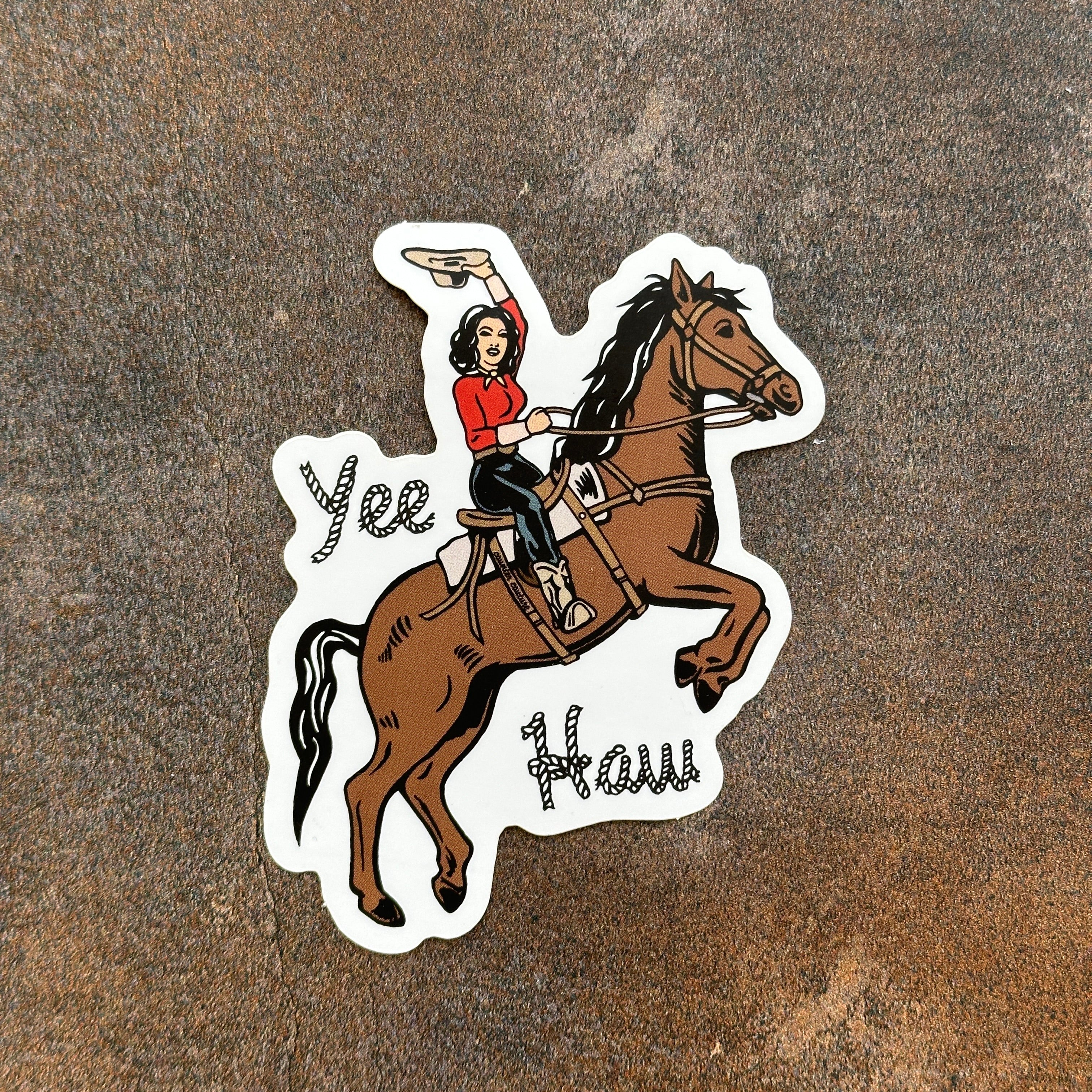 Cowgirl Sticker