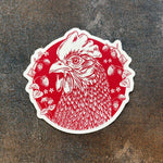 Chicken and Berries Sticker - Counter Couture
