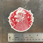 Chicken and Berries Sticker - Counter Couture