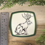 Jackalope Badge Sticker - Counter Couture