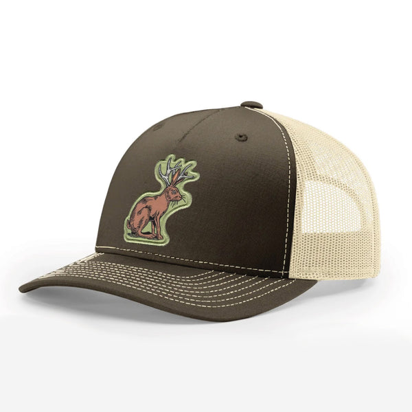 Jackalope Hat - Richardson 112 Trucker Cap Featuring Original Counter Couture Patch