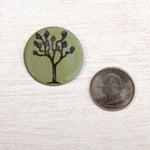 Joshua Tree Button Pin - 1.25 Inch Pinback Button, Stylish Decorative Lapel Accessory - Counter Couture