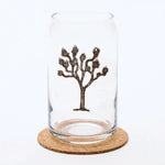 Joshua Tree Beer Can Glass - 16oz, Dishwasher Safe - Counter Couture