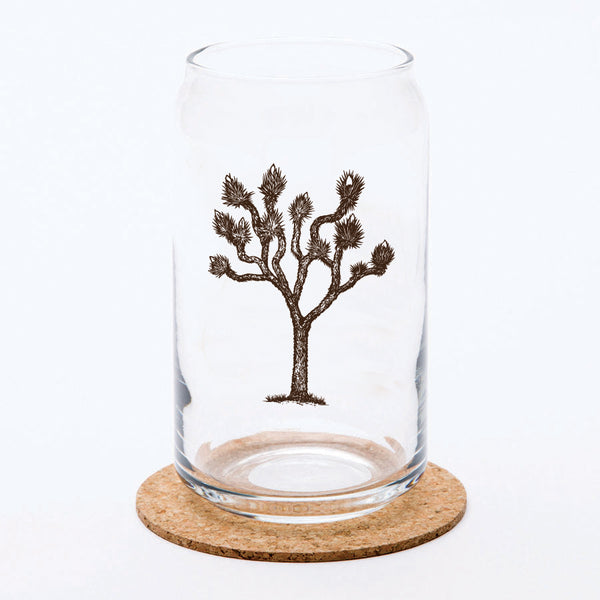 Joshua Tree Beer Can Glass