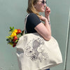 Koi Fish Printed Shopping Bag - Tote Bag - Counter Couture