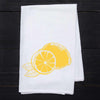 Lemon Flour Sack Tea Towel - Cottagecore - Floral - Counter Couture