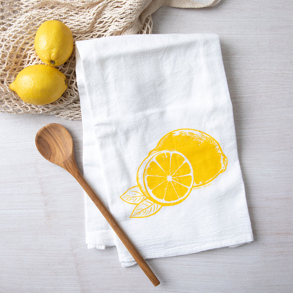Lemon Flour Sack Towel