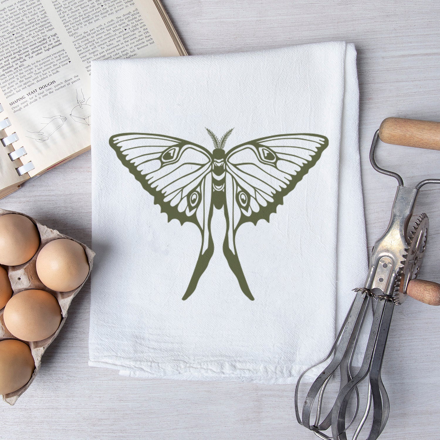 Luna Moth Tea Towel
