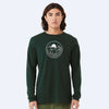 Midnight Mountain Long Sleeve Shirt – Unisex Winter T-Shirt – Graphic Tee – Mountain Shirt