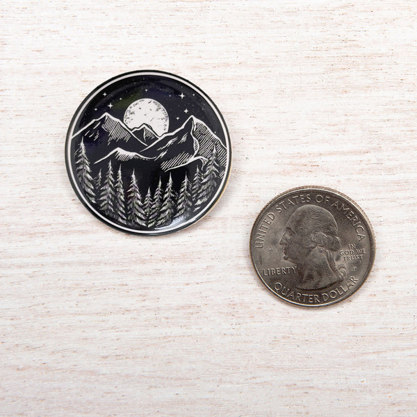 midnight mountain button