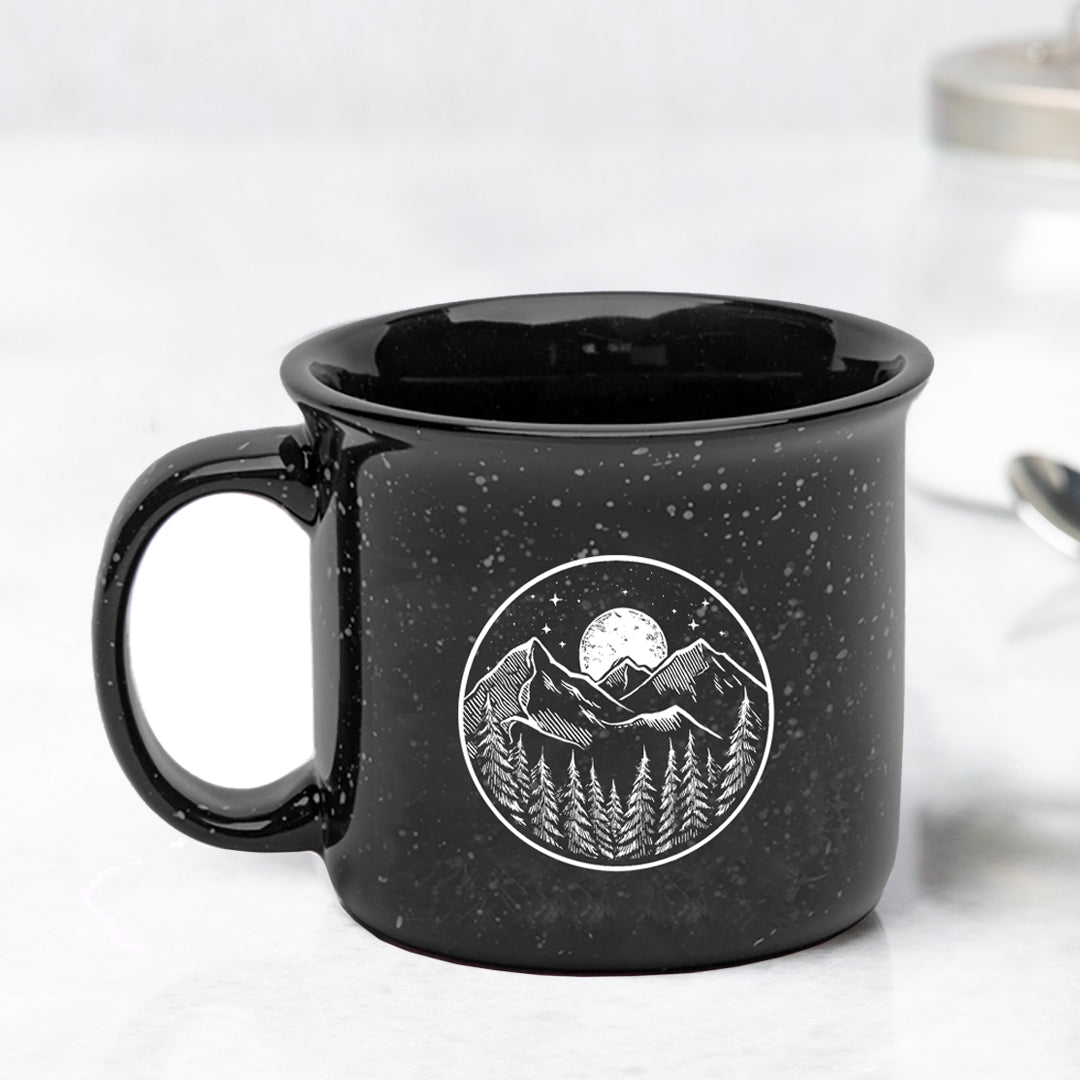 Midnight Mountain Range Campfire Mug - Counter Couture