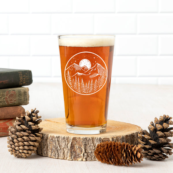Midnight Mountain Range Pint