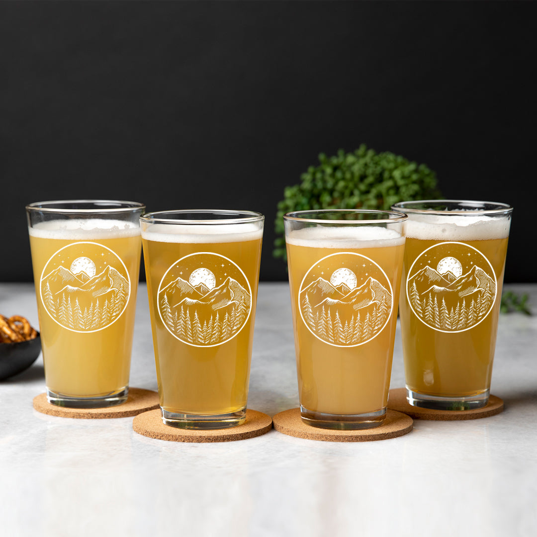 Midnight Mountain Range Pint