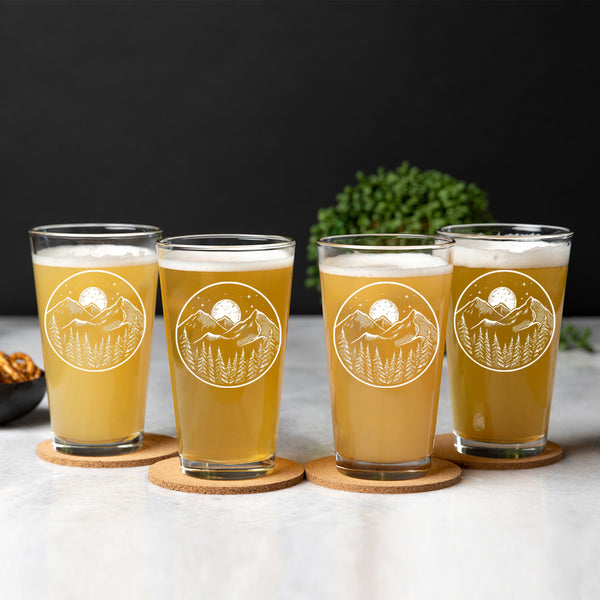 Midnight Mountain Range Pint