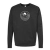 Midnight Mountain Crewneck Sweatshirt – Unisex Fleece Pullover – Night Sky Mountain Sweater – Cozy Outdoor Hiking Shirt – Adventure Gift