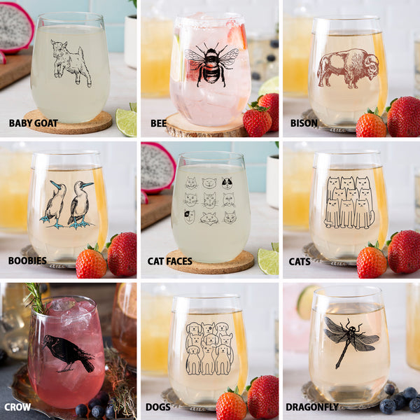 Mix and Match for the Perfect Set of 4 Wine Glasses