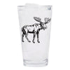 Moose Pint Glass