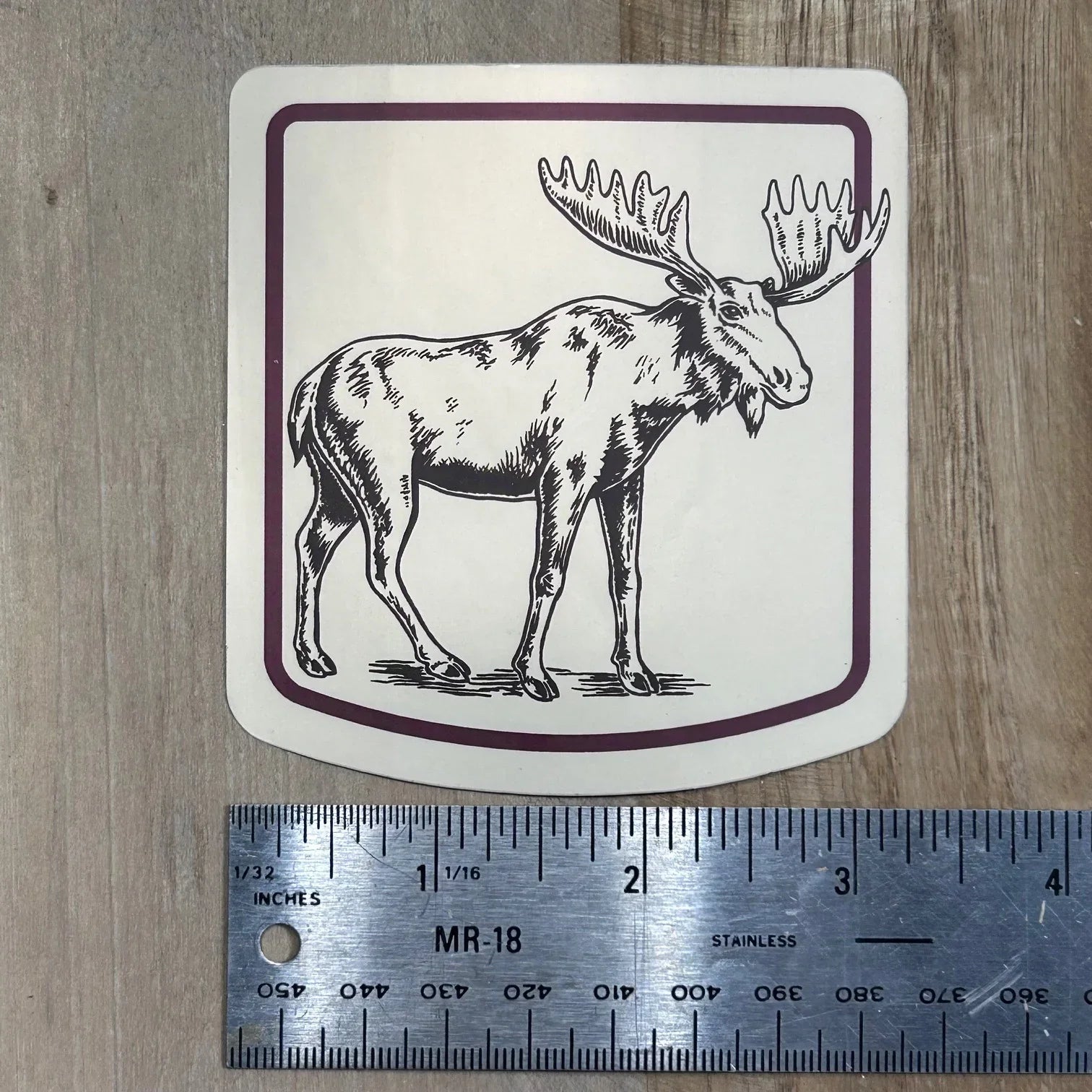 Moose Badge Sticker - Counter Couture