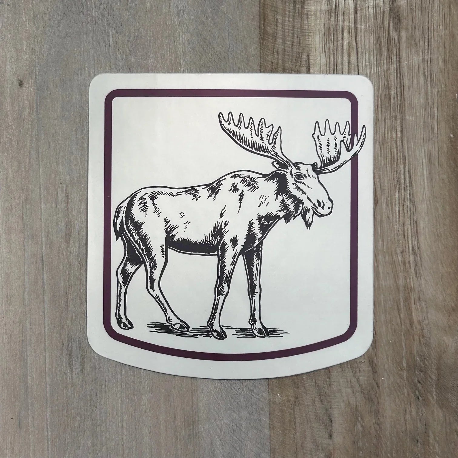 Moose Badge Sticker - Counter Couture