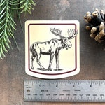 Moose Badge Sticker - Counter Couture