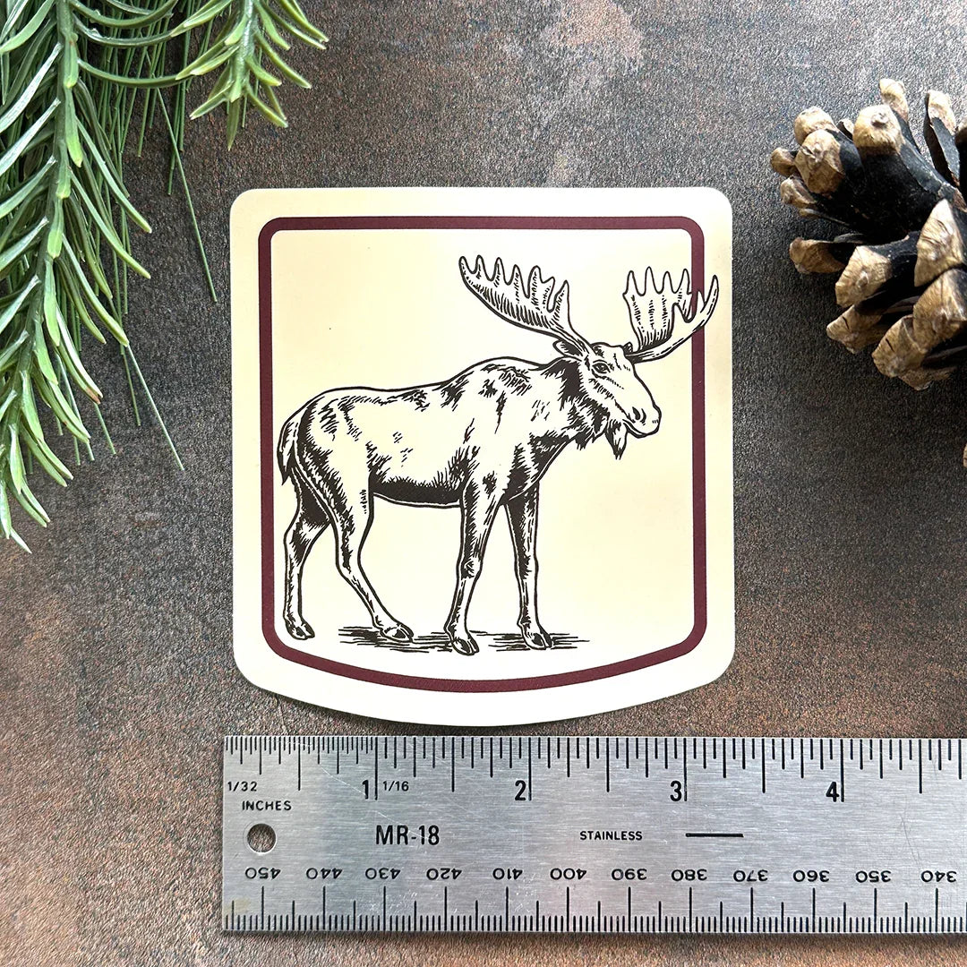 Moose Badge Sticker - Counter Couture