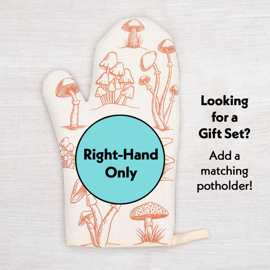 Mushroom Oven Mitt + Potholder Set - Counter Couture