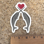 Narwhals in Love Sticker - Counter Couture
