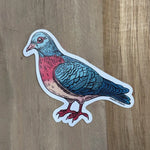 Pigeon Sticker – Premium Vinyl Decal, Weatherproof Scratch Proof Design - Counter Couture
