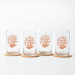 Poppy Beer Can Glass - 16 oz , Top-Rack Dishawasher Safe - Counter Couture