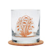 Poppy Rocks Glass – 11 oz Whiskey Glass