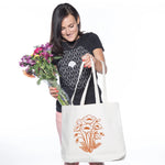 Poppy Canvas Tote Bag – Reusable Cotton Shopping Bag - Counter Couture