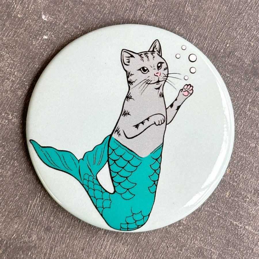 Purrmaid Fridge Magnet