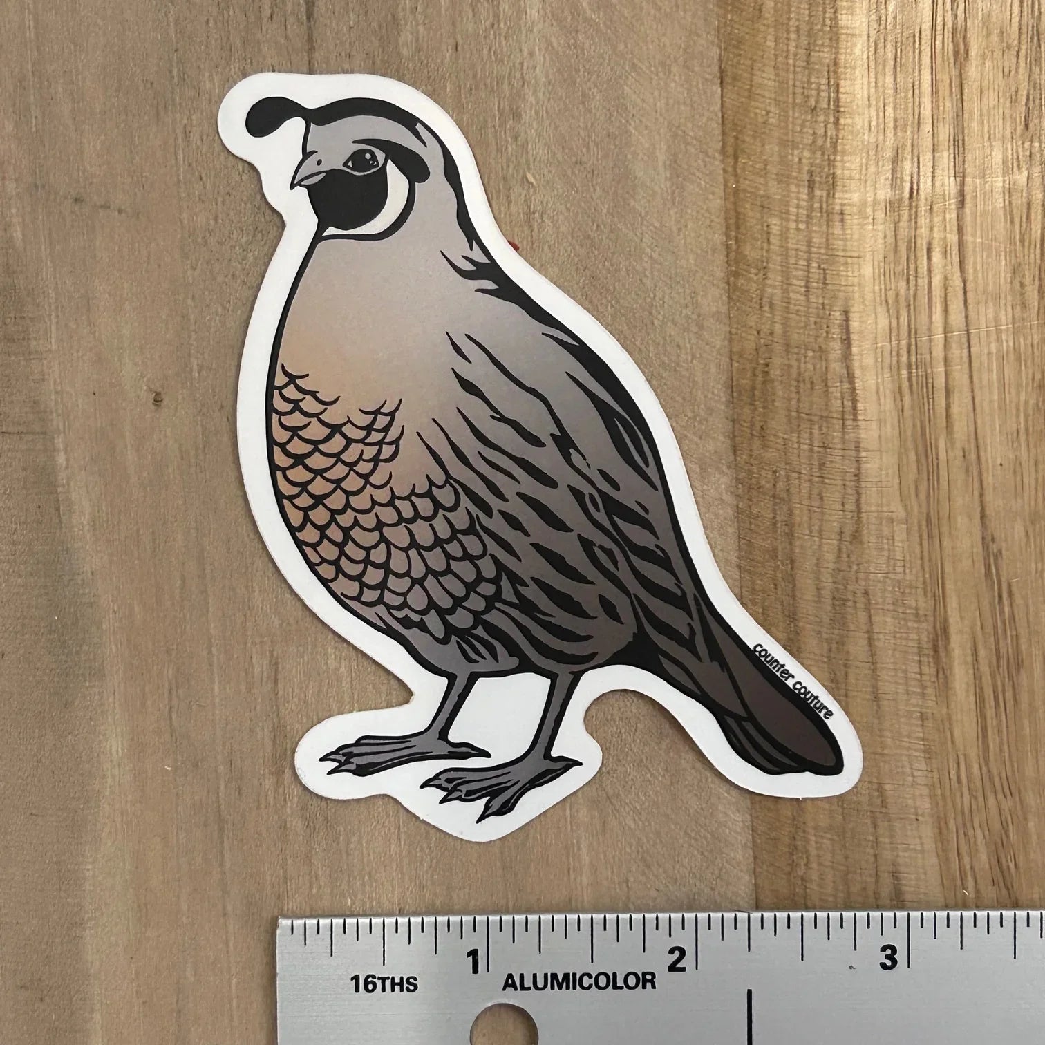 Quail Sticker - Counter Couture