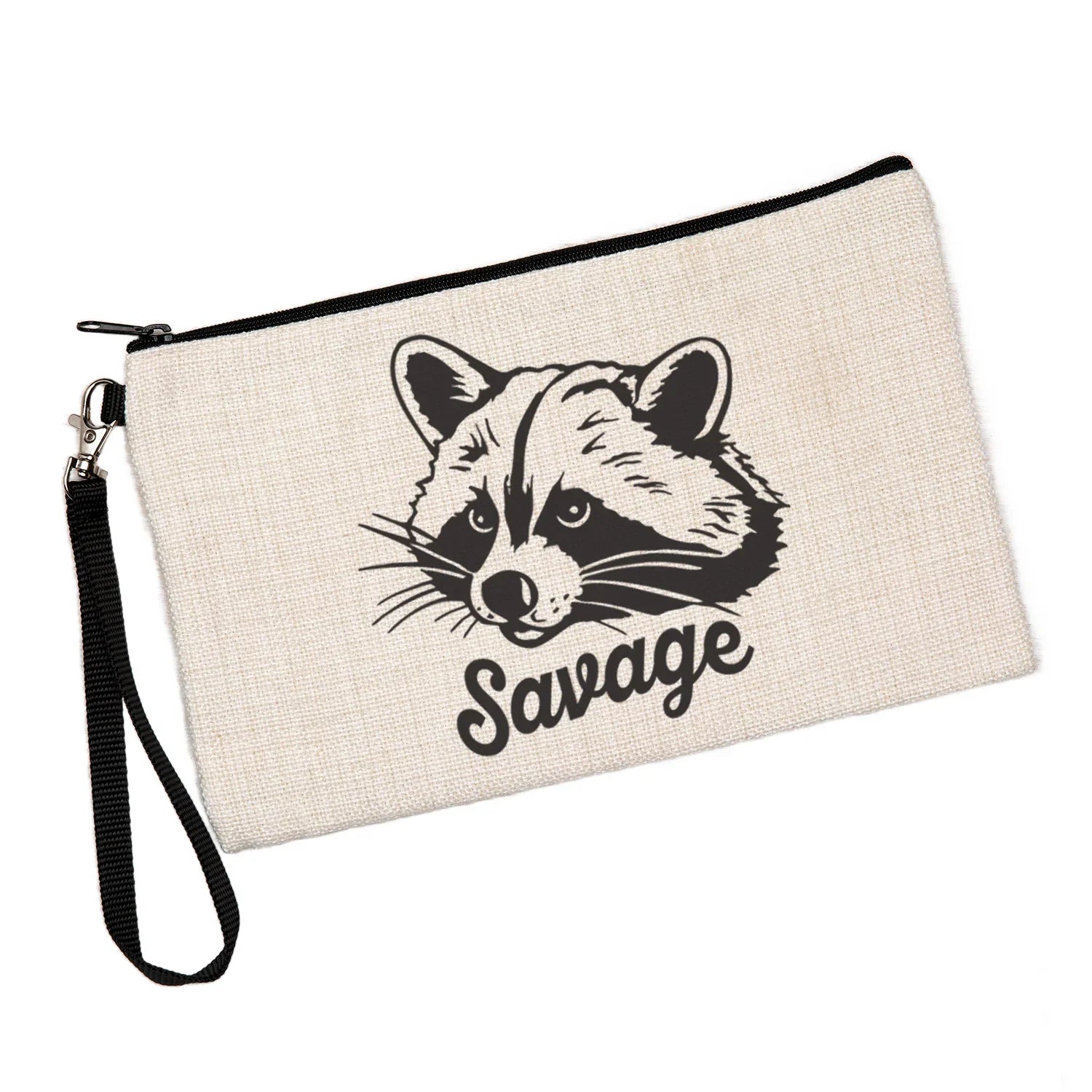 Raccoon Zipper Pouch for Travel, Cosmetics & Organization, 2 Sizes - Counter Couture
