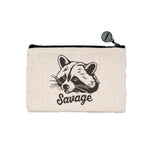 Raccoon Zipper Pouch for Travel, Cosmetics & Organization, 2 Sizes - Counter Couture