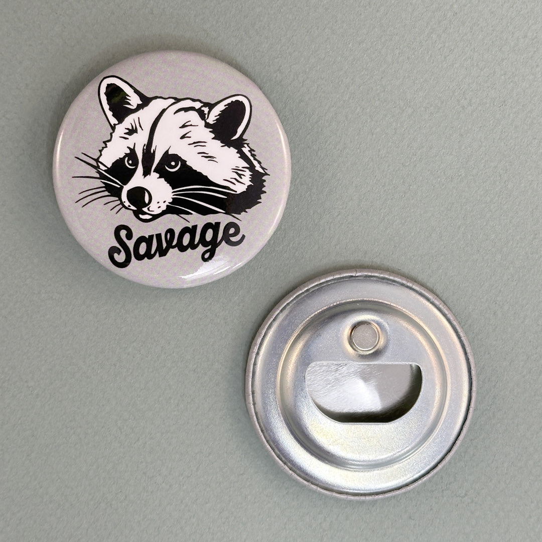 Raccoon Bottle Opener - Durable Metal Wildlife Themed Kitchen Gadget Accessory