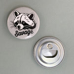 Raccoon Bottle Opener - Durable Metal Wildlife Themed Kitchen Gadget Accessory - Counter Couture
